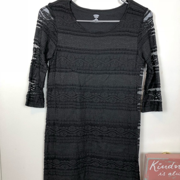 Y2K Lace Overlay Dress - Picture 1 of 4